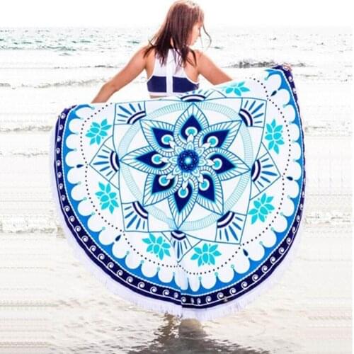 India Tapestry With Tassels Bohemia Mandala Tapestry Wall Hanging Hippie Tapestry Beach Mat Blanket Bikini Cover Up Tippet