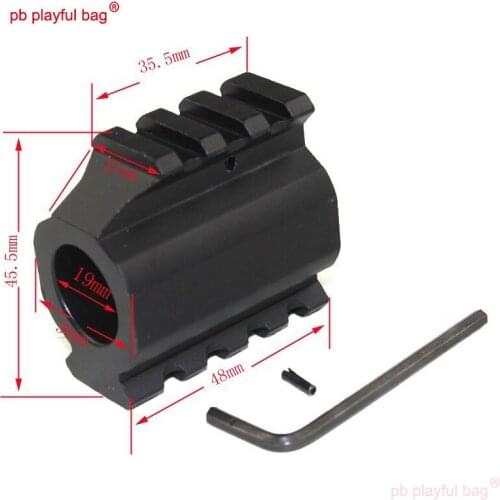 PB Playful Bag Outdoor sports CS tactical equipment gel ball gun AR15 Air guide block Upgrade materials toy accessories QG178