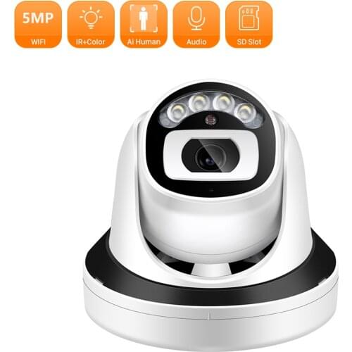 ANBIUX 5MP HD IP Camera 3MP Outdoor Waterproof Security CCTV Camera 2MP AI Human Detection Full Color Night Vision WiFi Camera