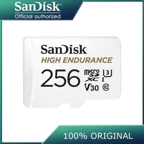 SanDisk microSD Card HIGH ENDURANCE 64GB 128GB Memory Card Up to 100M/s 32GB 256GB MicroSDXC VideoSpeed U3 V30 HD 4K