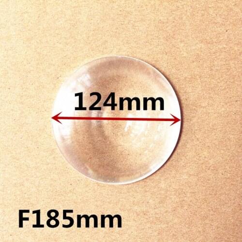 Support dropshipping 1 pcs free shipping led fresnel lens Diameter 124 mm Focal length 185 mm Fresnel Lens plastic lense