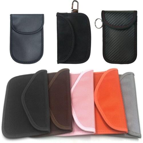 Mini Car Fob Signal Blocker Case RFID Signal Blocking Bag For Keys Cellphone For Waterproof Privacy Protection Signal Bag