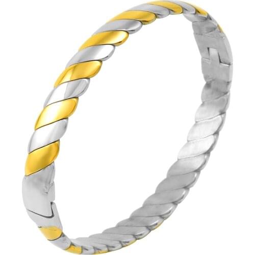 MJB0510 Twisted Silver and Chain Bangles Fashionable Jewelry for Girls/Women