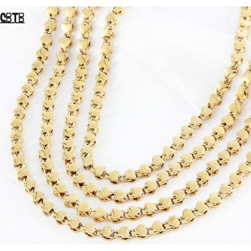 Fashion Personality Peach Heart Couple Necklace Muslim Islamic Gold Jewelry Holiday Gift Wholesale Various Size Options