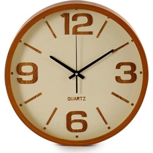 Wall Clock Wood (40 x 40 x 5 cm)