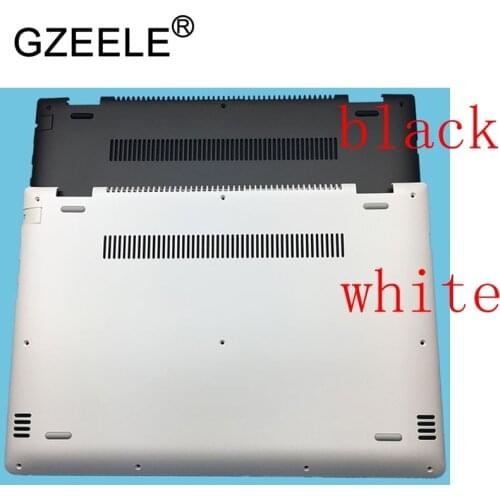 GZEELE NEW For lenovo YOGA 510-14 510-14ISK FLEX4-14 Flex 4-1470 Flex 4-1480 Laptop Bottom Base Case Cover black / white lower