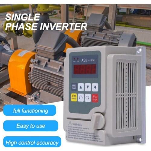AS2 220V 0.4/0.75/1.5/2.2kW Single Phase Input 3 Output Frequency Converter