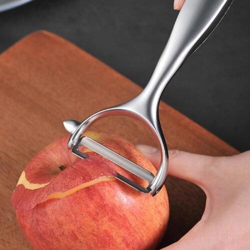 1PC Vegatable Fruit Peeler Potato Peeler Apple Peeler Vertical Thickening Peeler Mulitfunctional Fruit Slicer Kitchen Peeler