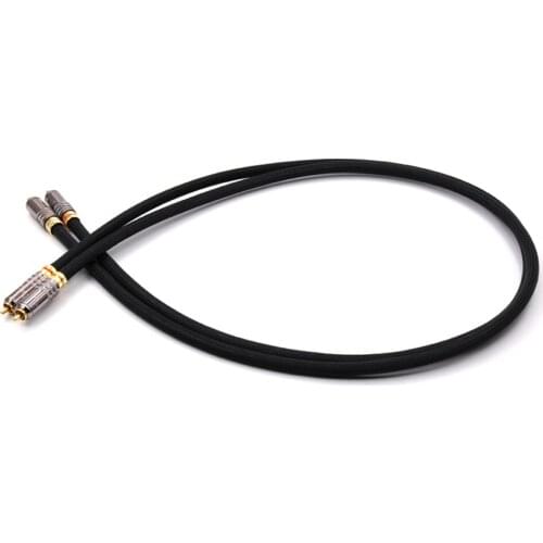 A Pair SQ-88B OCC silver plated interconnect cable with WBT RCA connectors HiFi Audio