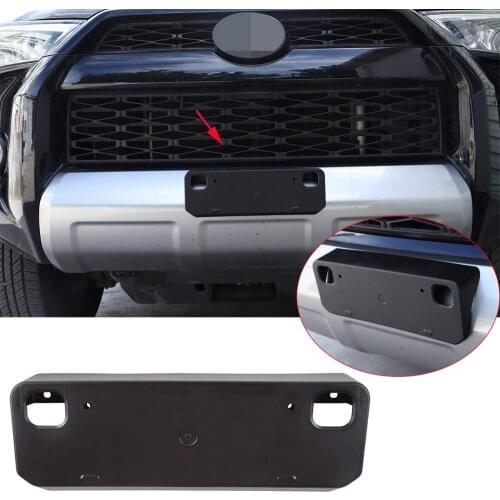 Front Bumper Tow Hook License Plate Mount Bracket Fit For Toyota 4Runner 2010-2020
