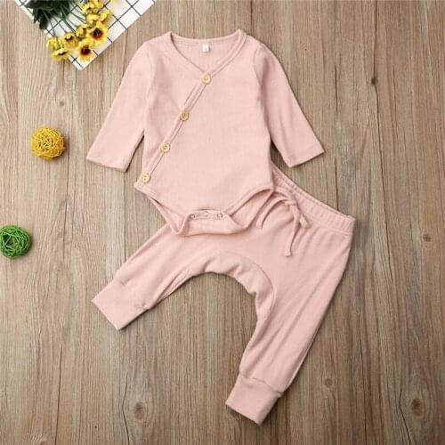 Infant Baby Boy Girl Pajamas Pjs Set Sleepwear Nightwear Clothes Outfit Cotton Stripe Sweet Baby Clothing