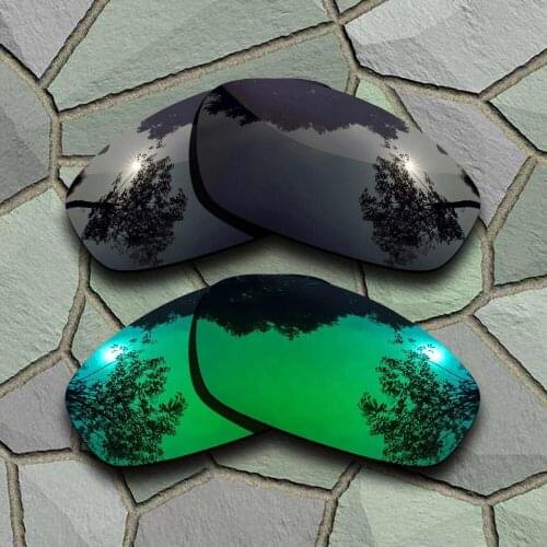 Grey Black&Jade Green Sunglasses Polarized Replacement Lenses for Oakley Blender
