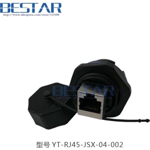 RJ45 waterproof connector plugs and sockets, Ethernet connector,IP65, panel mount RJ45 connector, RJ45 male female connectors