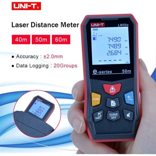 UNI-T New Laser Rangefinder Digital Laser Distance Meter LM40e LM50e LM60e Measure Tape laser Electronic Ruler 40M 50M 60M