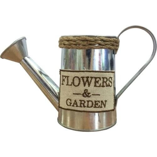 Vase Fleshy Planters Garden Tin Bucket Decoration Pots Creative Retro Cute Durable Vintage Water Shower Model