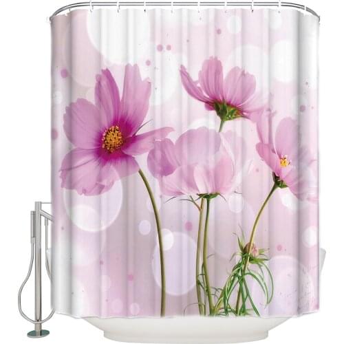 Spring Gems Bath Shower Curtains Mildew-resistant Bathroom Decor Sets