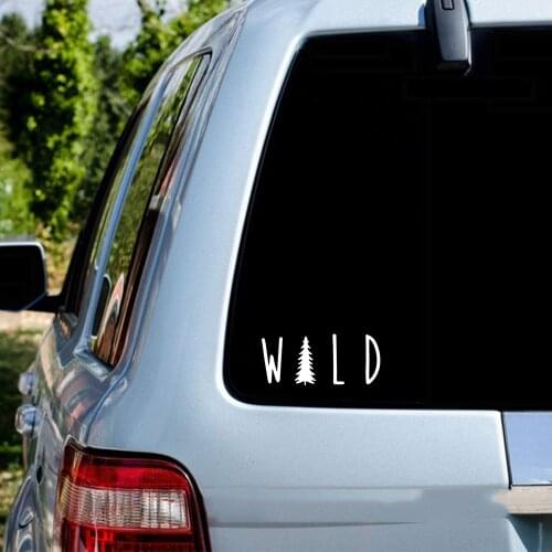 Funny Wild Tree Car Sticker Nature Decals Stickers For Car Window Laptop Decoration Vinyl Stickers Accessories
