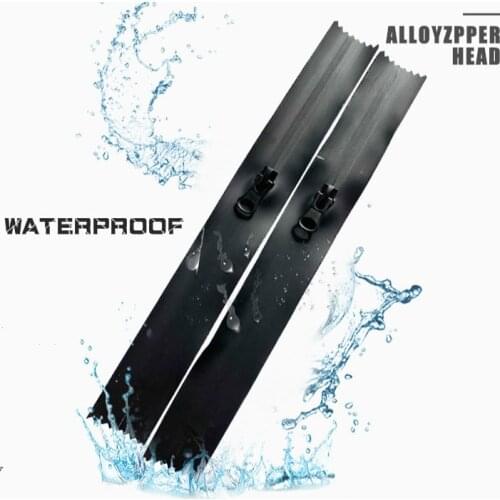 Close-end Waterproof plastic nylon zippers Sports wear invisible zipper 15cm 20cm for garment outdoor jacket