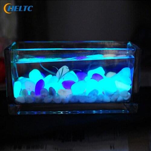 10Pcs Glow in the Dark Garden Pebbles Glow Stones Rocks for Fish Tank Aquarium Decoration Luminous Stones Home Ornament