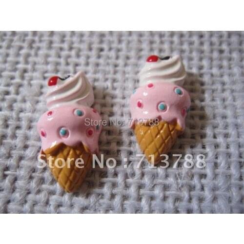 20pcs/lot flat back resin resin cake ,DIY resin craft accessories fashion resin cabochons