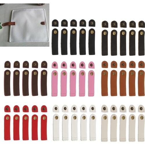 5 Sets Leather Buckles Fasteners Buttons Hasp for Purse Clutches DIY Accessories