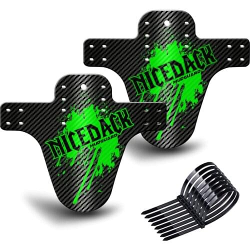 NICEDACK bicycle mudguard front/rear wheel mudguard carbon fiber mudguard MTB mountain bike fat bike mudguard
