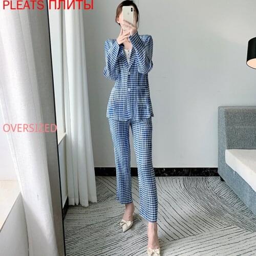 BLUE FOLD Women's Trouser Suits In A Cage