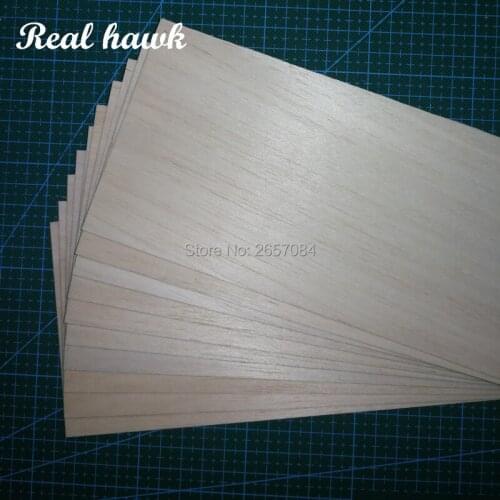 Balsa Wood Sheet ply 310mm long 100mm wide mix of 0.75/1/1.5/2/2.5/3/4/5/6/7/8/9/10mm thickness each 1 piece model DIY
