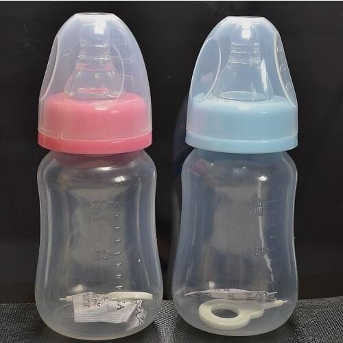 Baby bottle 120ml Newborn Portable medicine feeder bottle baby pp bottle Free BPA Safe Infant Silicone pacifier