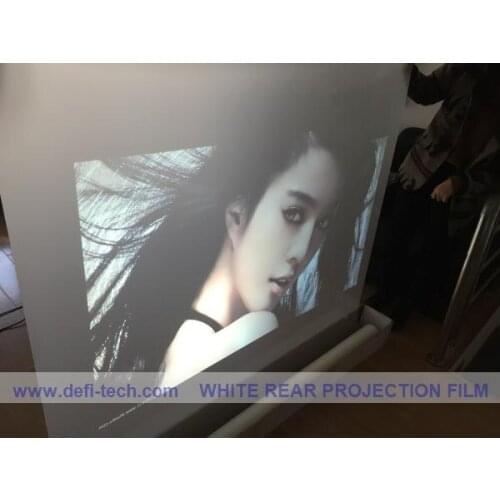 DfLabs 1.524m * 0.6m white holographic rear projection screen for shop window display (On sale!)
