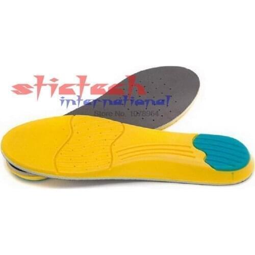 By dhl or ems 100 pairs Memory Foam Orthotic Shoes Insoles Breathable Sweat Support orthopedic Pads for Shock Sport Shoes