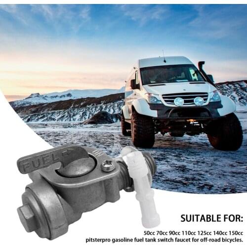 Fuel Shut-Off Valve Filter Petrol Valve Fuel Tank Switch Motorbike Mini Auto Key Ring On Off Accessories