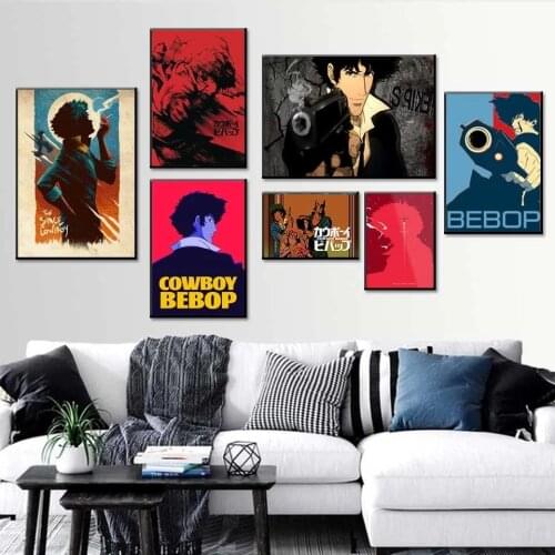 Hd Home Decoration Canvas Cowboy Bebop Painting Pictures Wall Art Prints Modular Japan Anime No Frame Poster For Living Room