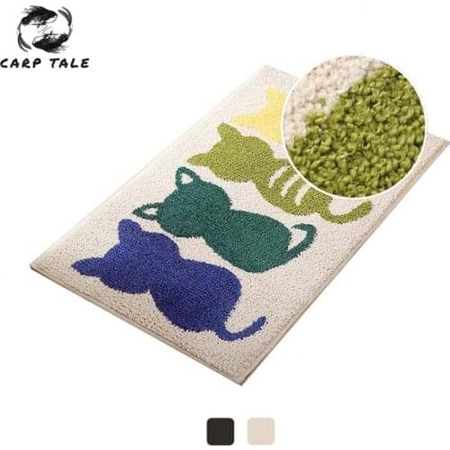 Carpet Kitchen Carpets Doormats Kawaii Welcome Floor Mats Carpet in the Hallway Cat Floor Mat for Living Room Anti-Slip Tapete