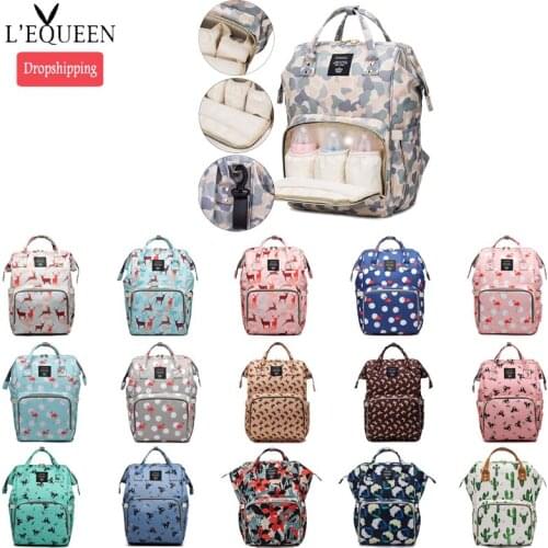 Lequeen Mommy Backpacks Nappies Bags Unicorn Diaper Bags Backpack Maternity Large Volume Outdoor Travel Bags Organizer LPJ06