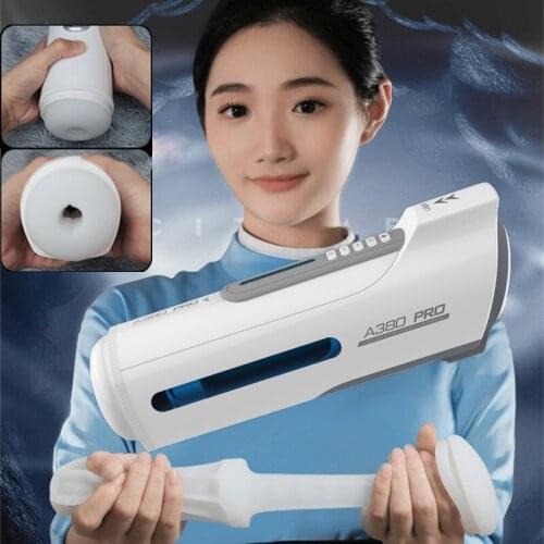 Leten A380 PRO Auto Piston Telescopic Male Masturbator Cup Sex Machine Vagina Real Pussy Sucking Vibrator Adult Sex Toys For Men