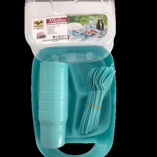 32 Piece Picnic Set Easy Use Camping Set