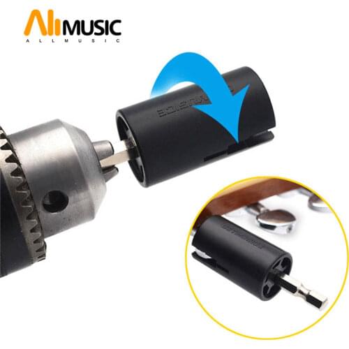 Assemble Electric Drill Hexagonal Guitar String Winder Head Tools For Electric Acoustic Guitar Bass Parts & Accessories