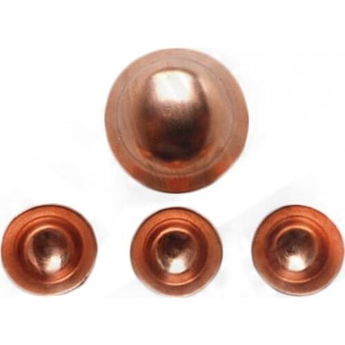 6 8 10 12 16 19 22mm Flare End Cap Copper Stopper End Feed Solder Pipe Fitting For Air Condition