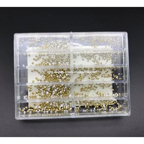 Wholesale 10 sizes 1000 PCS / set High Quality Watch Parts - Stones, Rhinestones, Middle East Diamond Watch Repair Part
