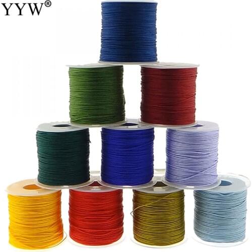 Wholesale 100yards/Pc Nylon Thread With Plastic Spool Without Elastic Nickel Lead For Diy Bead Braided Bracelet Jewelry Making