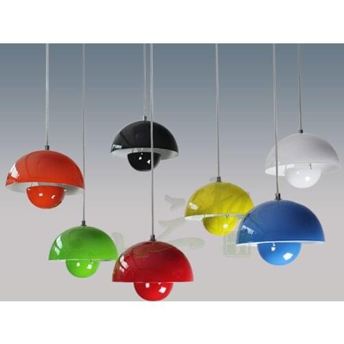 Pu flower pot simple creative children room bedroom living room dining room lamp UFO pendant light FG388