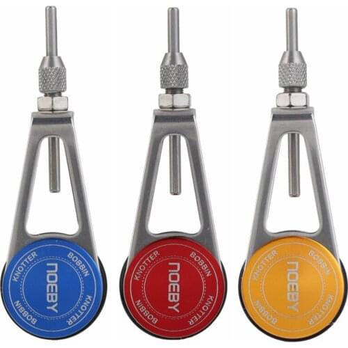 Fishing Tools Spool Knotting Machine Durable Adjustable Anti-skid Winding Shovels & Rope Rod Holder Crochet Braids