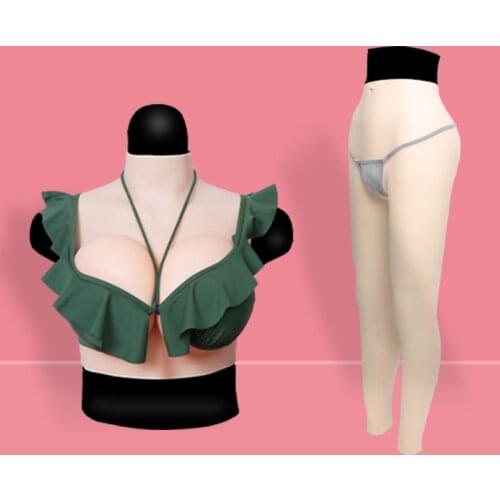 Silicone Breast Forms Realistic Fake Boobs Fake Vagina Pants Enhancer Crossdresser Drag Queen Shemale Transgender Crossdressing