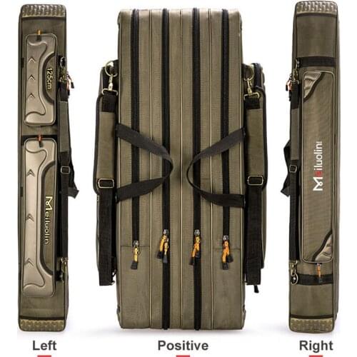 80/90/100/120/125CM Luggage Bag Portable Foldable Fishing Rod Carrier Fish Tackle Bag Tools Storage Bag Case рыбалка
