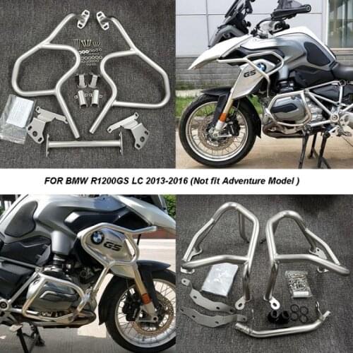 For BMW R 1200 GS LC R1200GS 13-16 Motorcycle Bumper Upper and Lower Engine Guard Highway Freeway Crash Bar Fuel Tank Protector