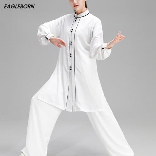 Spring Autumn Exquisite Traditional Chinese Clothes for Men Tai Chi Clothing Women Martial Arts Set Tai Chi Martial Arts Kung Fu