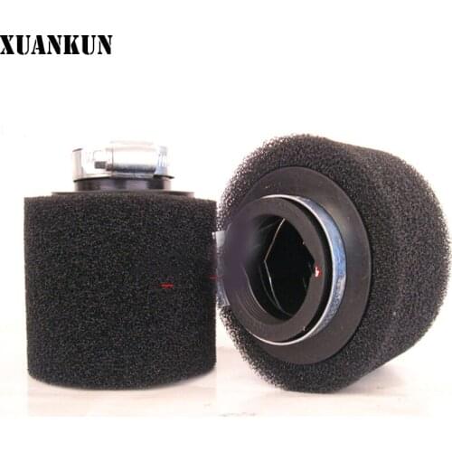 XUANKUN Monkey Off - Road Motorcycle Air Filter Modified 38mm Straight Head Sponge Air Filter Mushroom Head Empty Filter
