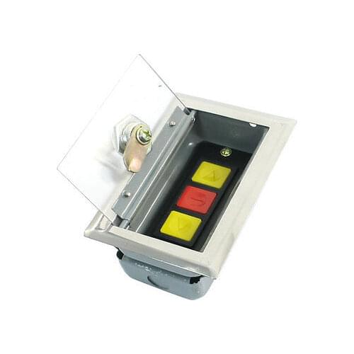Up Down Stop 3 Button Roller Shutter Garage Door Switch Cassette Cover + Key