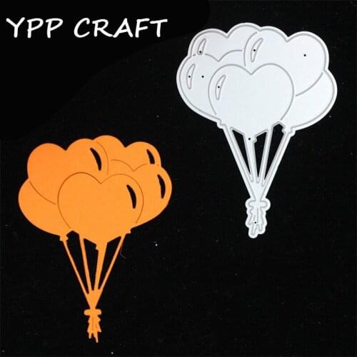 YPP CRAFT Balloons Metal Cutting Dies Stencils for DIY Scrapbooking Stamp/photo album Decorative Embossing DIY Paper Cards